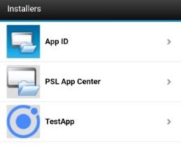 List of available mobile client applications to install