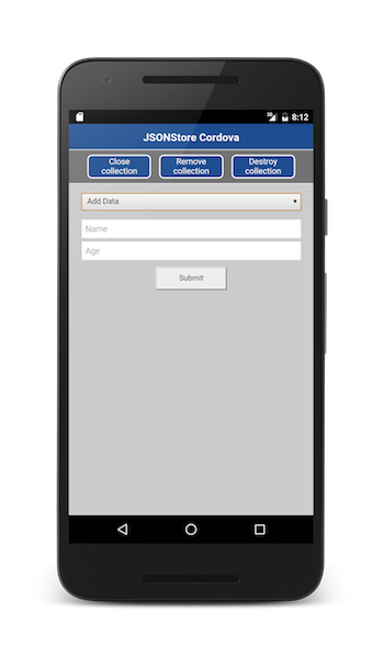 JSONStore sample app