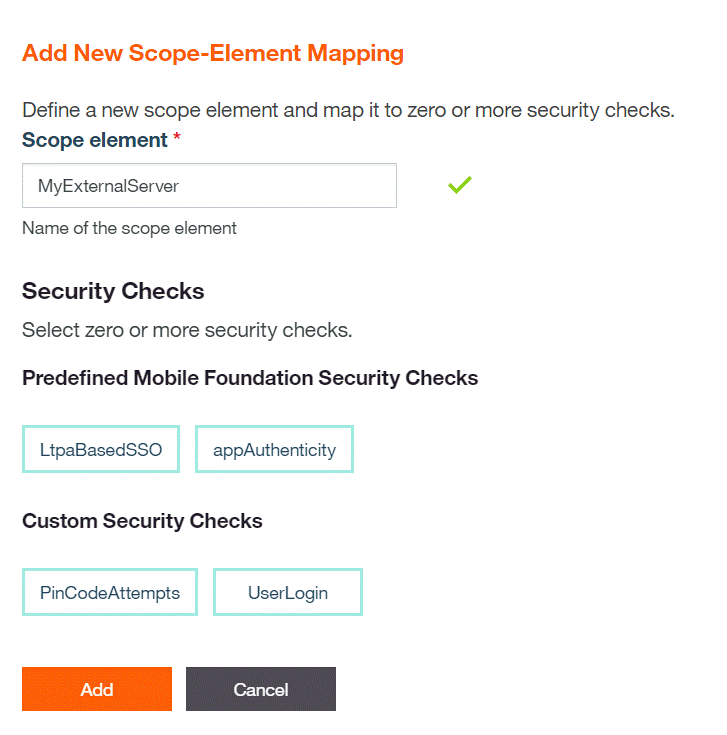 Scope mapping