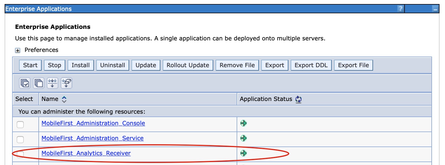 Install WebSphere Enterprise applications